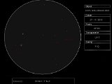 S 570 met NGC 2624 en NGC 2625 (Cnc) 16" - 210x